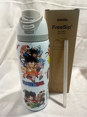 Custom Engraved Owala FreeSip DragnBall 32 oz